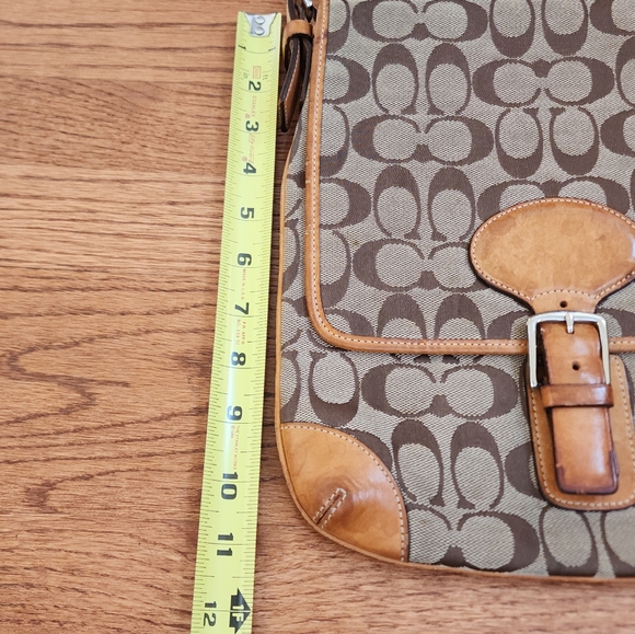 Coach Vintage Canvas Leather Crossbody Purse - Picture 13 of 13